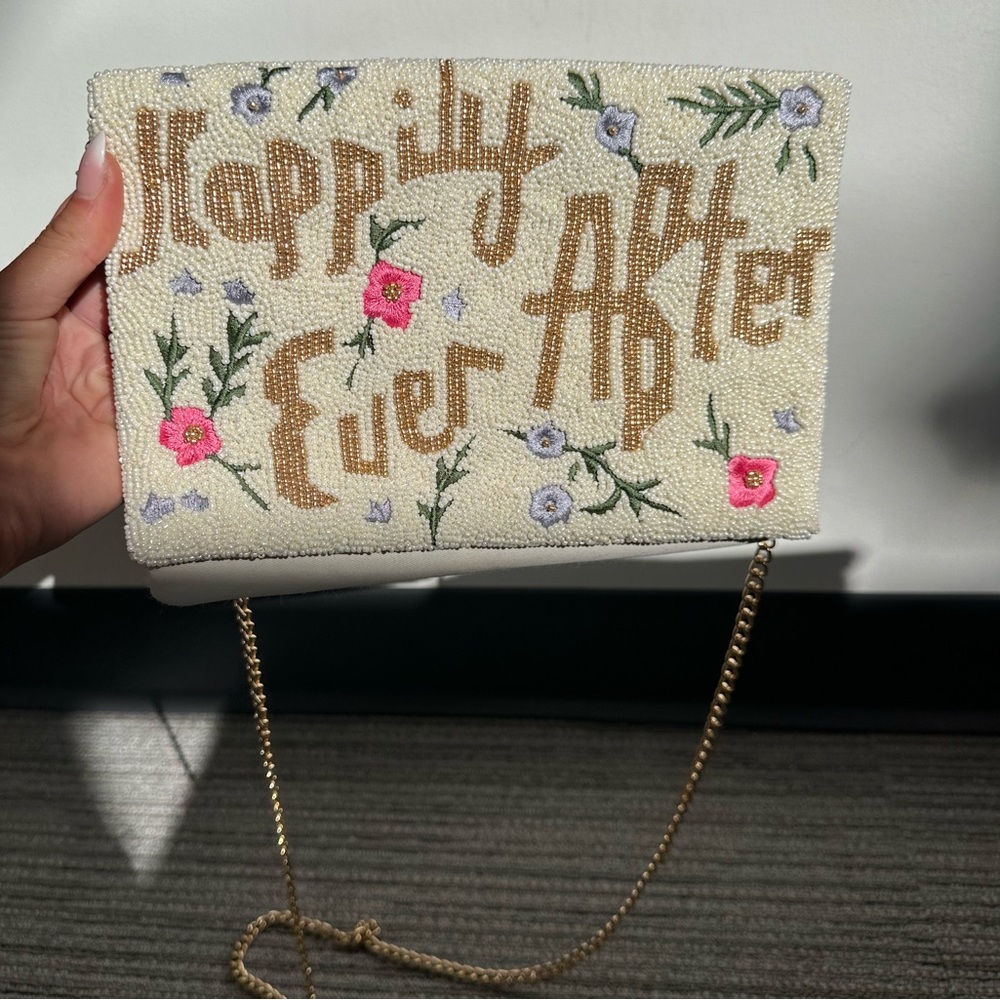 Happily ever after bridal clutch purse!
